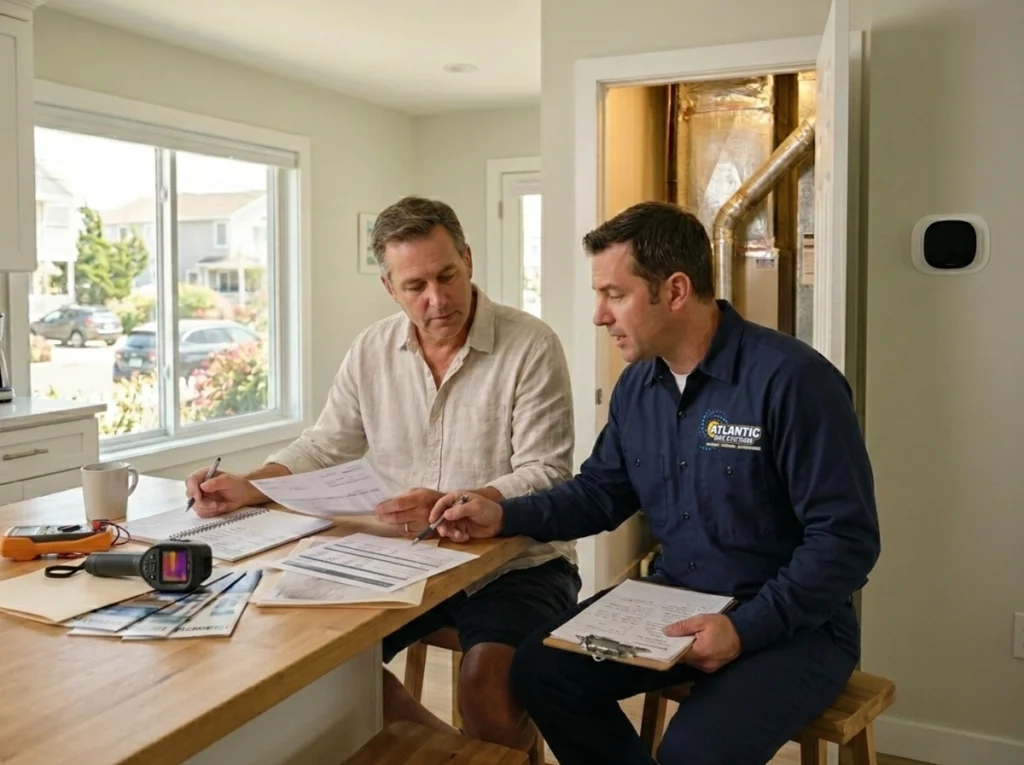 Lavallette homeowner planning HVAC replacement before emergency