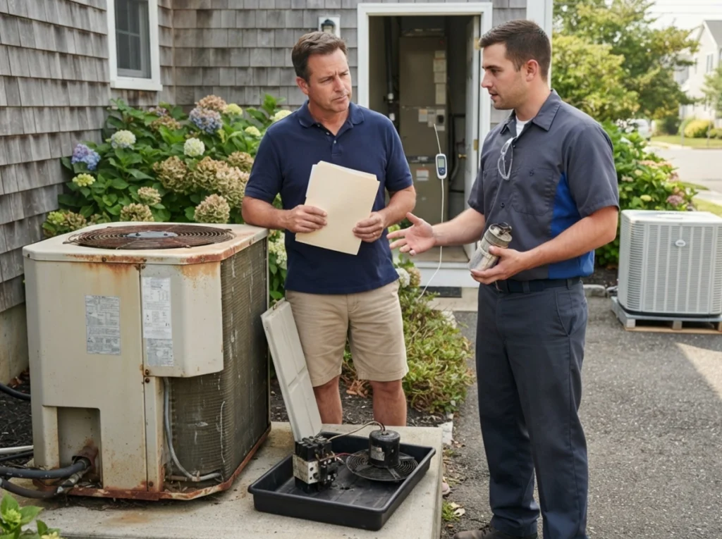 Seaside Park homeowner deciding between AC repair and replacement